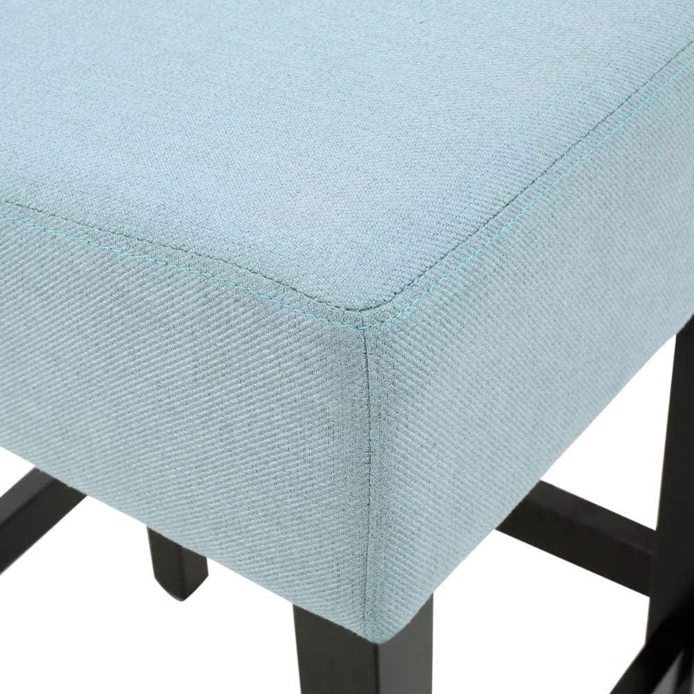 image:imageChristopher Knight Home Lopez Fabric Backless Counterstools 2Pcs Set Light Blue