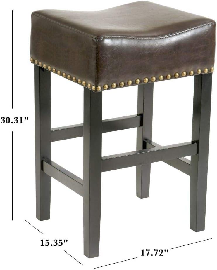 image:imageChristopher Knight Home Louigi Backless Leather Barstools 2Pcs Set Brown