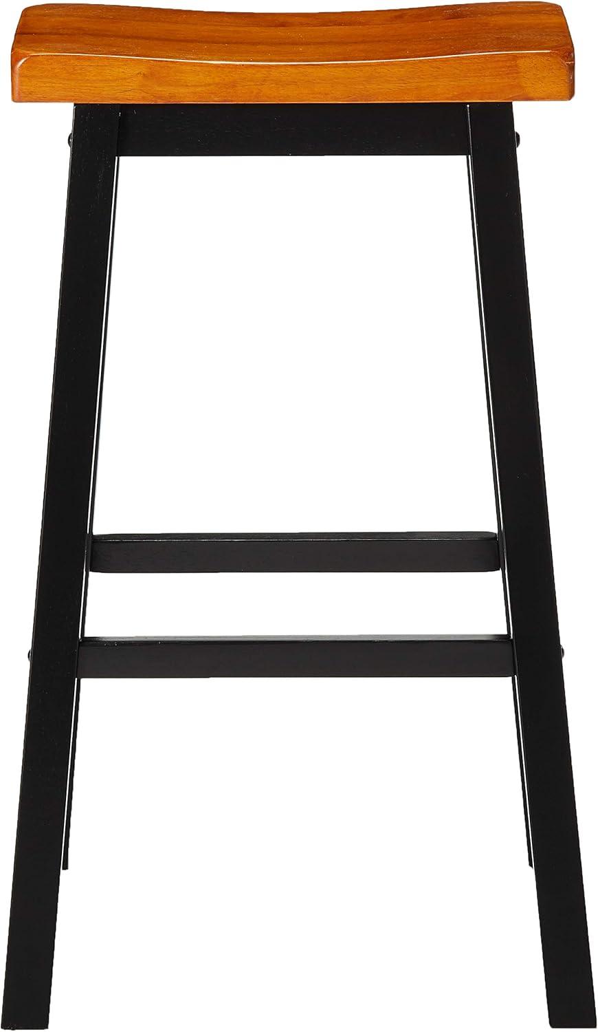 image:imageChristopher Knight Home Pomeroy 29 Saddle Stools 2Pcs Set Walnut Black