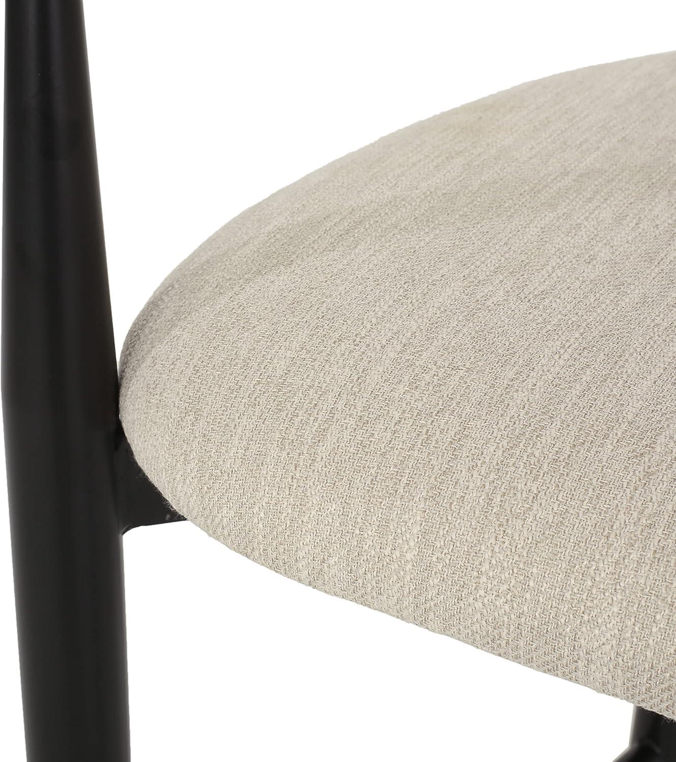 image:imageElmore 30 Inch Barstools BeigeBlackGold Set of 2