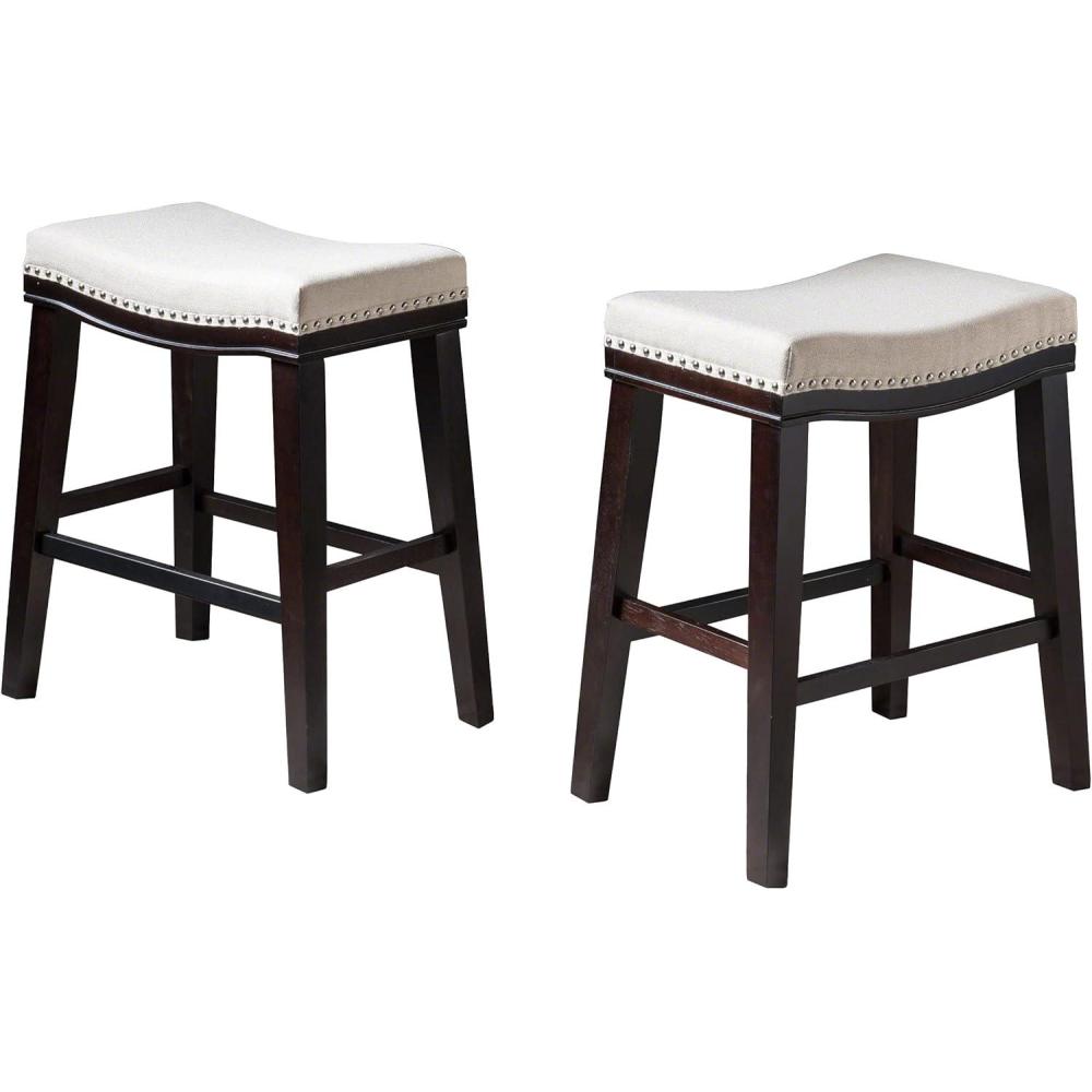 image:imageChristopher Knight Home Kainu Counter Stool Brown Dark BrownBeige Dark Brown