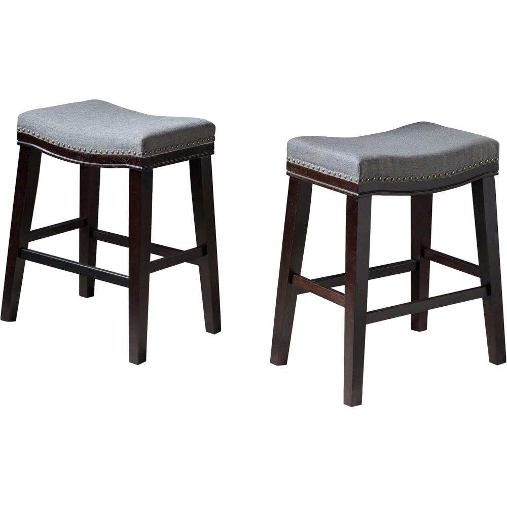 image:imageChristopher Knight Home Kainu Counter Stool Brown Dark BrownCharcoal Dark Brown