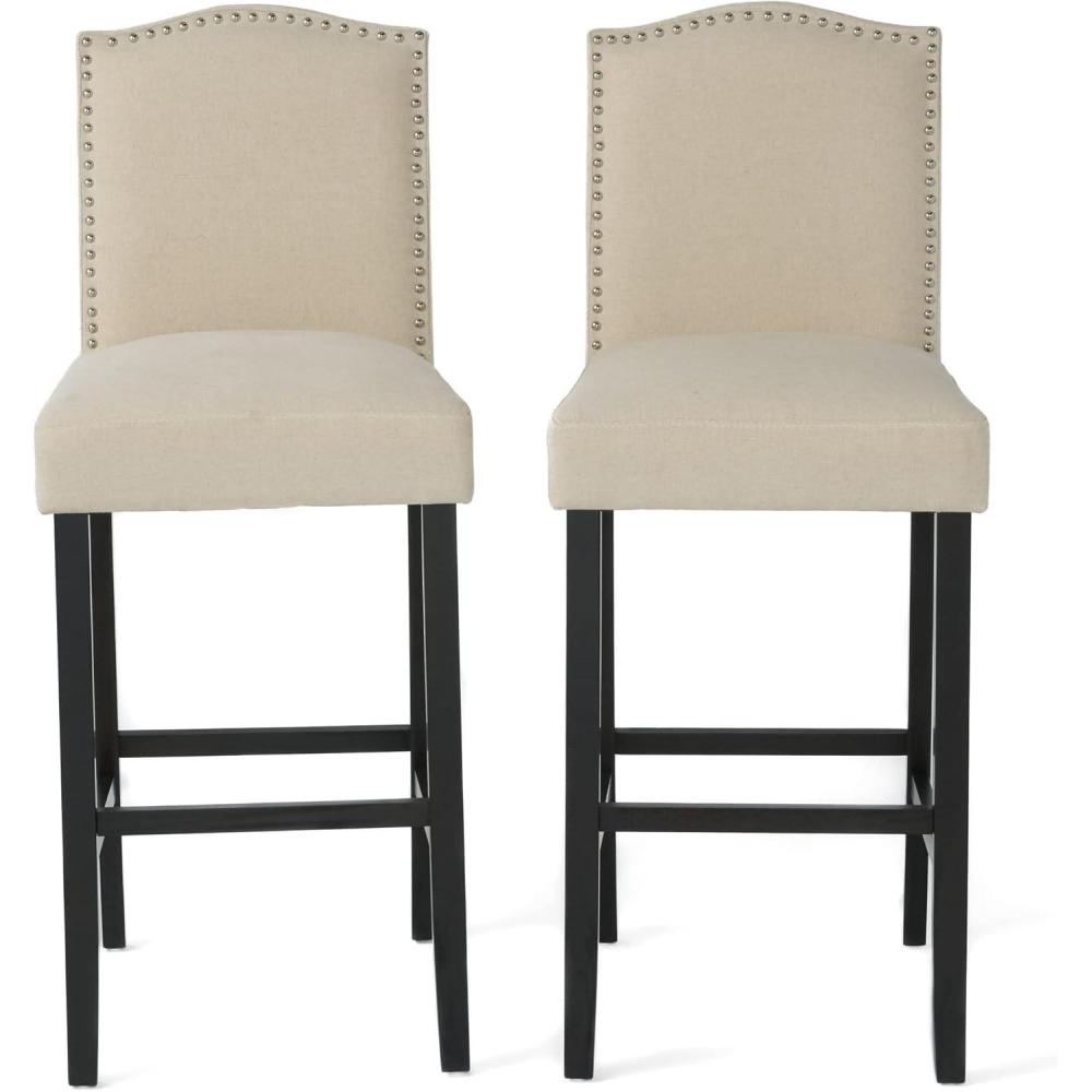 image:imageChristopher Knight Home Markson KD Barstools 2Pcs Set Ivory