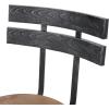 Christopher Knight Home Alanis Firwood Barstool, 39″, Black Brush Silver(Barstool)