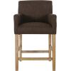 Christopher Knight Home Armga Upholstered 26 inch Counter Stools – Brown/Weathered Natural (Set of 2)