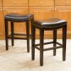 Christopher Knight Home Avondale Backless Faux Leather Counter Stools, 2-Pcs Set, Brown(Stools)