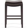 Christopher Knight Home Avondale Backless Faux Leather Counter Stools, 2-Pcs Set, Brown(Stools)