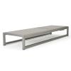 Christopher Knight Home California Outdoor Mesh Chaise Lounge with Aluminum Frame, 2-Pcs Set, Grey / Silver