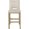 Christopher Knight Home Coloma Upholstered 31 Inch Barstools – Wheat/Weathered Natural (Set of 2)