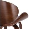 Christopher Knight Home Jakin Upholstered Swivel Barstool – Dark Brown/Walnut(Cognac Brown + Chrome + Walnut)