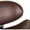 Christopher Knight Home Jakin Upholstered Swivel Barstool – Dark Brown/Walnut(Dark Brown + Chrome + Walnut)