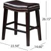 Christopher Knight Home Kainu Counter Stool, Brown + Dark Brown(Brown + Dark Brown)