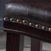 Christopher Knight Home Kainu Counter Stool, Brown + Dark Brown(Brown + Dark Brown)