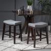 Christopher Knight Home Kainu Counter Stool, Brown + Dark Brown(Charcoal + Dark Brown)