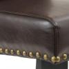 Christopher Knight Home Lisette Leather Barstools, 2-Pcs Set, Brown