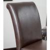 Christopher Knight Home Lisette Leather Barstools, 2-Pcs Set, Brown