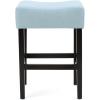 Christopher Knight Home Lopez Fabric Backless Counterstools, 2-Pcs Set, Light Blue