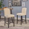 Christopher Knight Home Markson KD Barstools, 2-Pcs Set, Ivory
