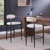 Christopher Knight Home Harringto Indoor Upholstered 30″ Iron Frame Barstool, Beige