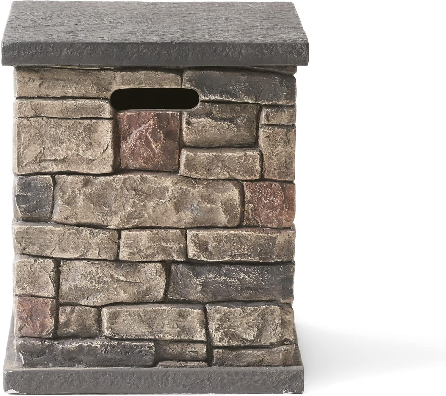image:imageChesney Outdoor Tank Holder Side Table Lightweight Concrete Stone Finish