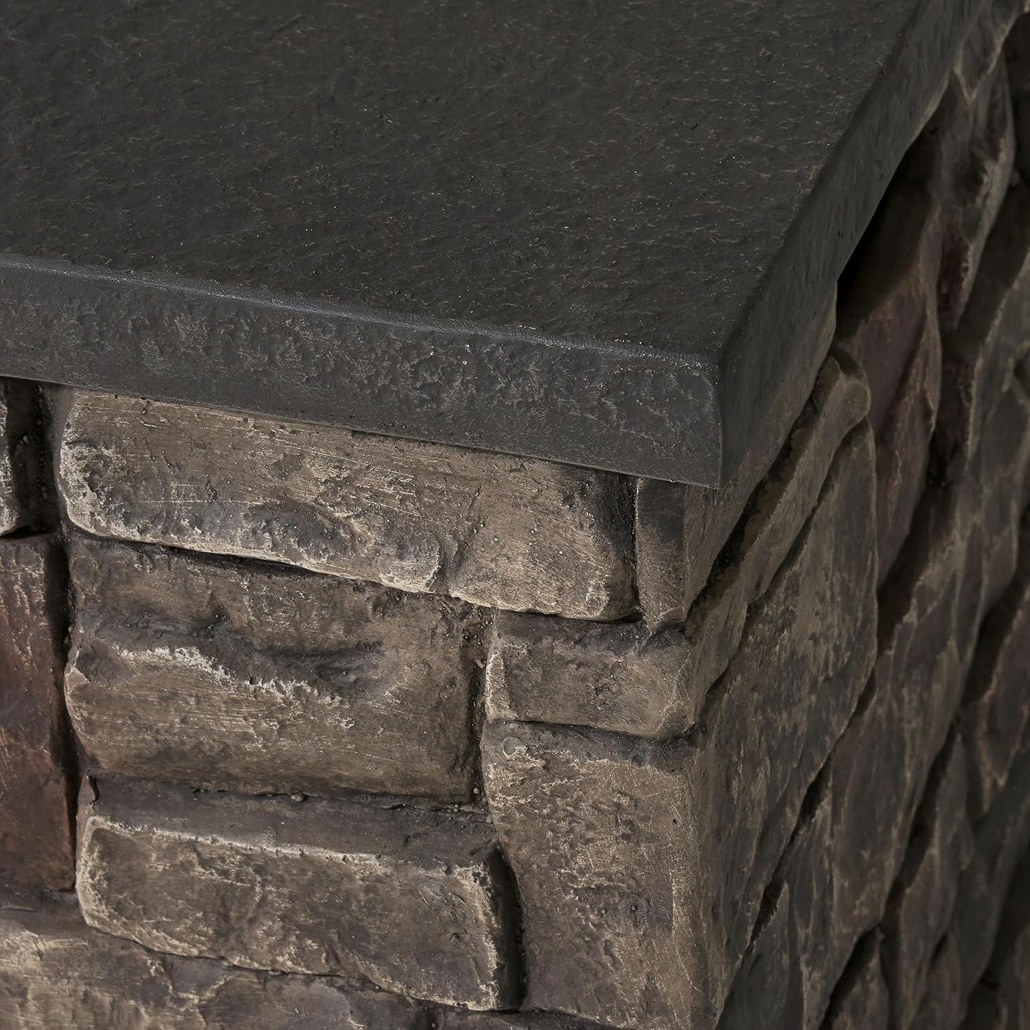 image:imageChesney Outdoor Tank Holder Side Table Lightweight Concrete Stone Finish