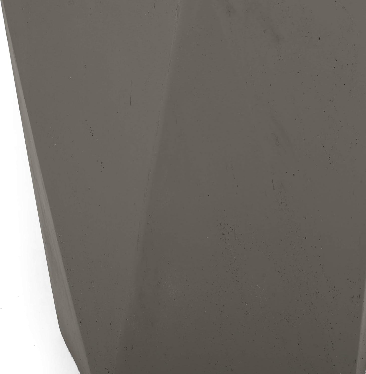 image:imageChristopher Knight Home 312457 Laredo Outdoor Modern Side Table Light GrayLight Gray