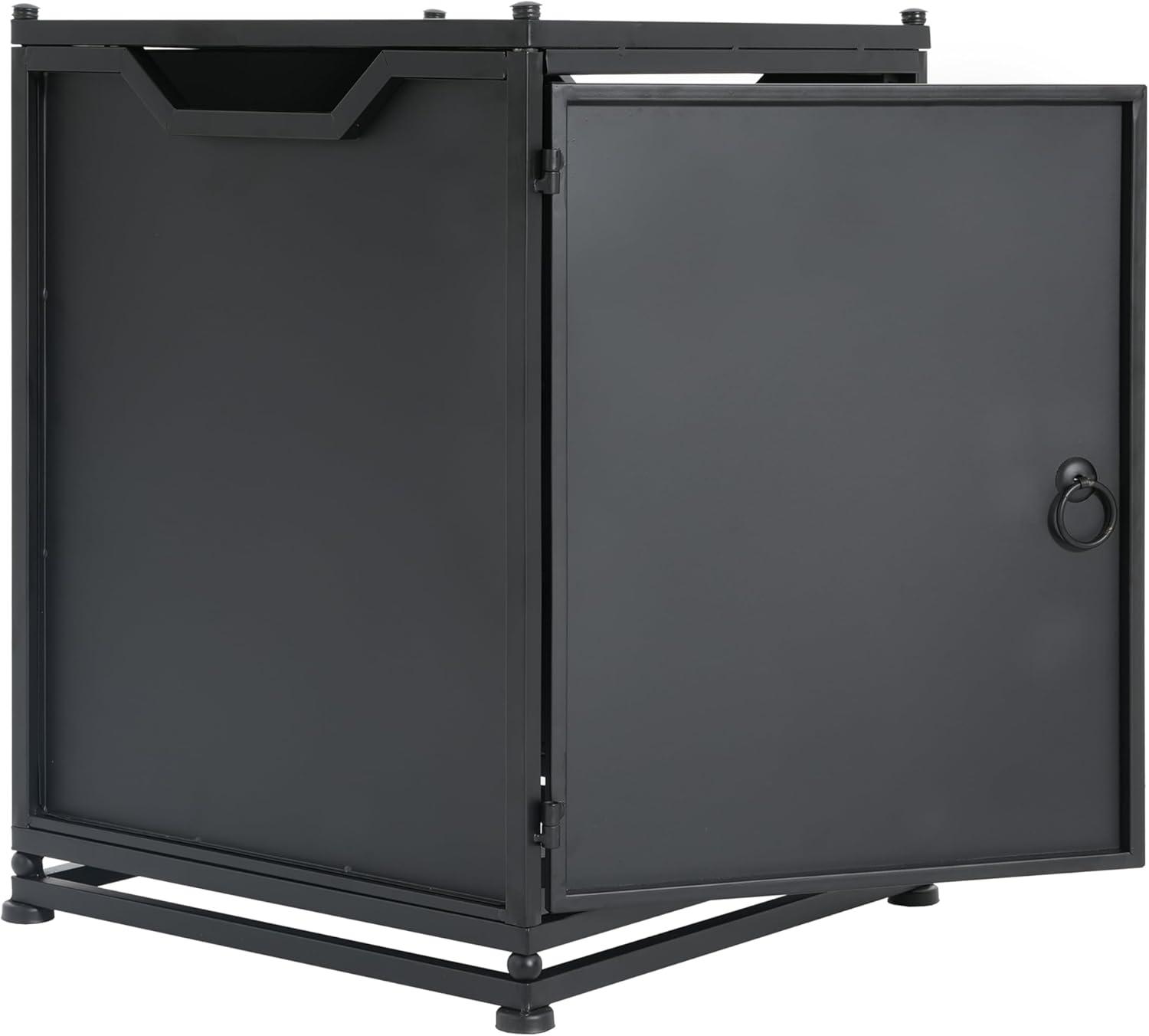 image:imageChristopher Knight Home Anchorage Outdoor Tank Holder Side Table Matte Black