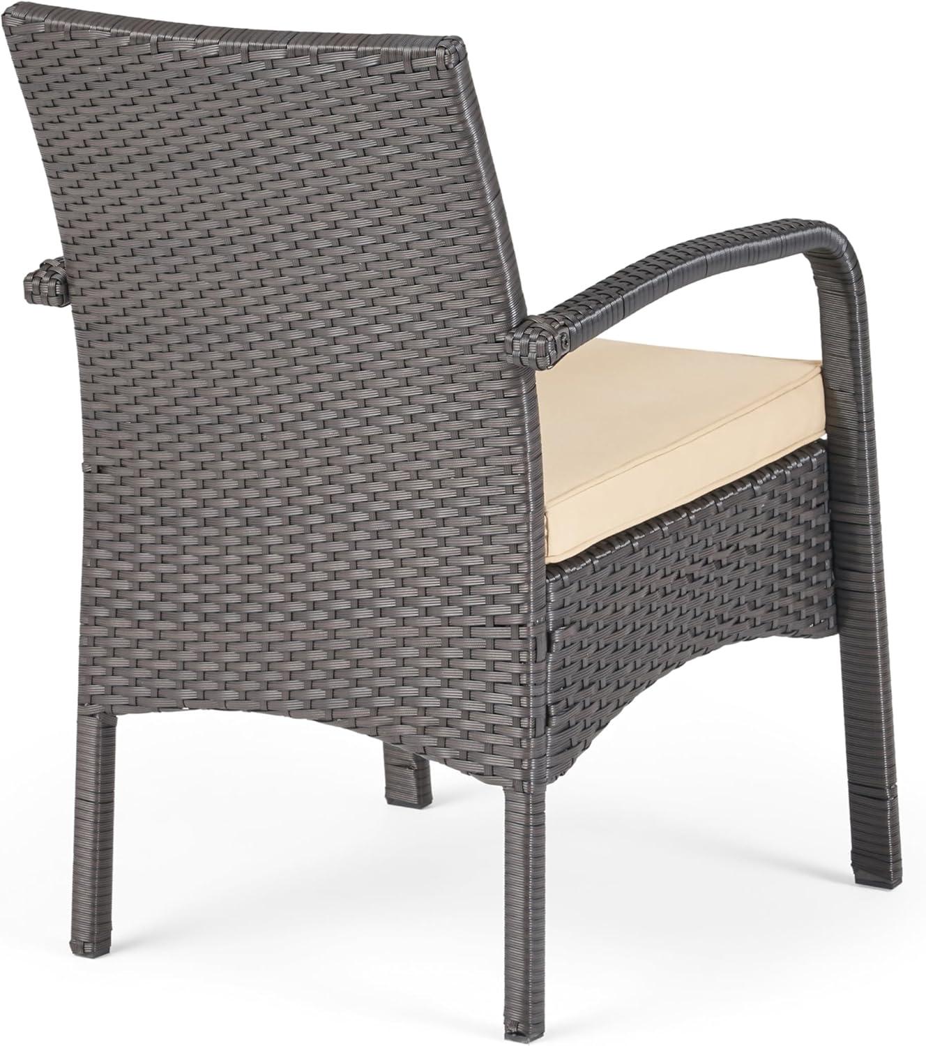 image:imageChristopher Knight Home Cordoba PE Rattan Chat Set 4Pcs Set Brown Tan