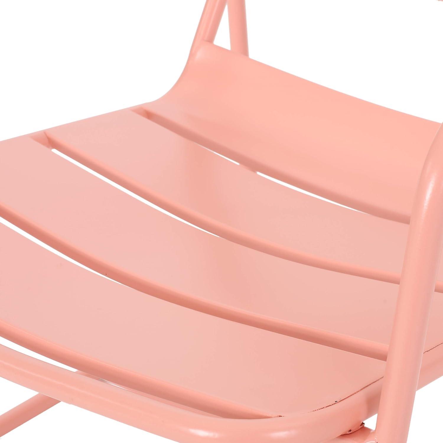 image:imageChristopher Knight Home Cowan Outdoor Dining Chair Set of 2 Matte CoralMatte Coral