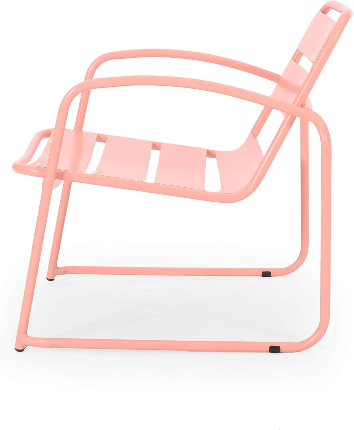 image:imageChristopher Knight Home Cowan Outdoor Dining Chair Set of 2 Matte CoralMatte Coral