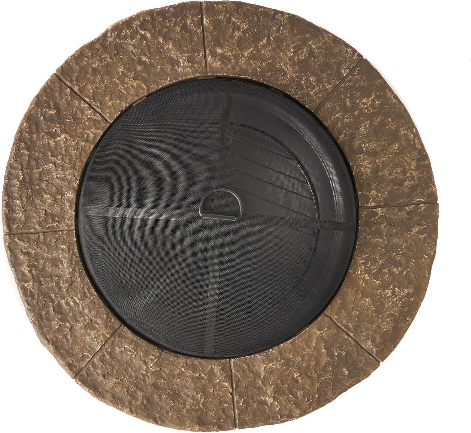 image:imageChristopher Knight Home Easton Glass Fiber Reinforced Cement Iron Fire Pit Natural