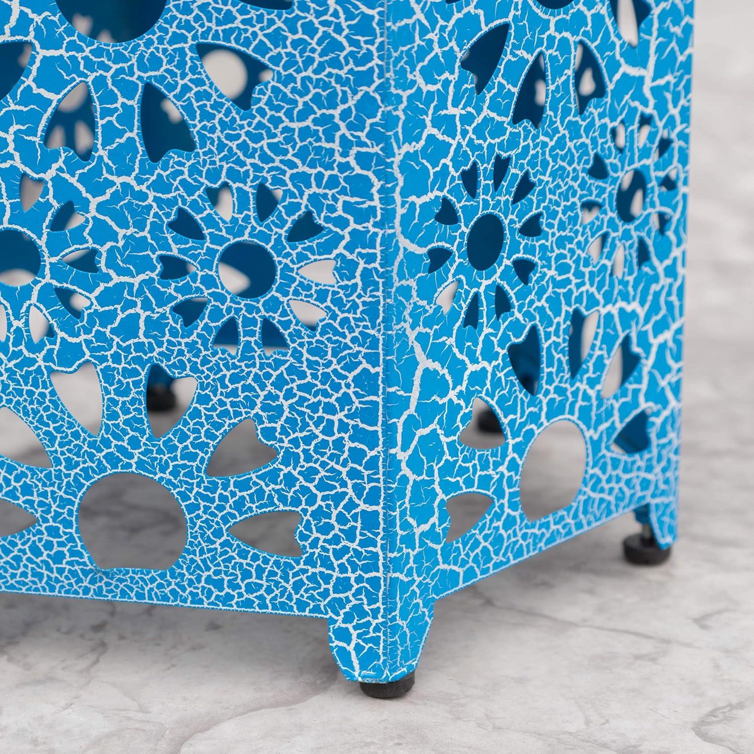 image:imageChristopher Knight Home Eliana Outdoor 12 Sunburst Iron Side Table Crackle TealCrackle Blue