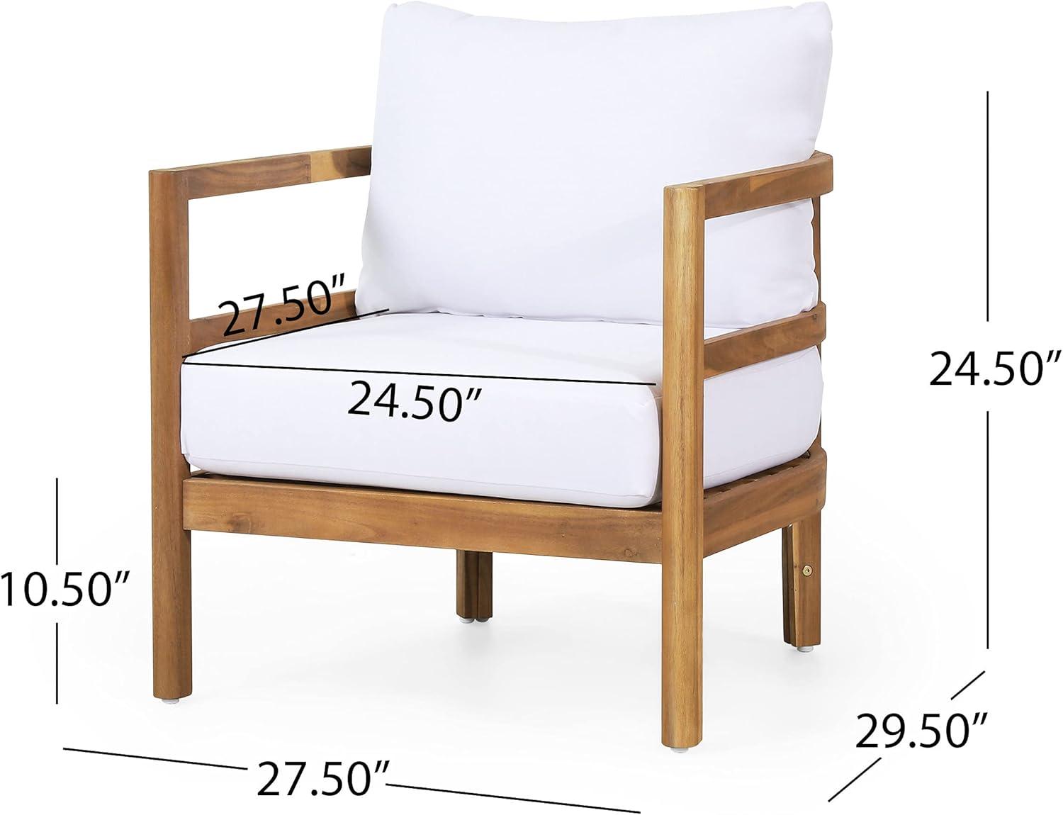 image:imageChristopher Knight Home Ellendale Chat Set White Teak