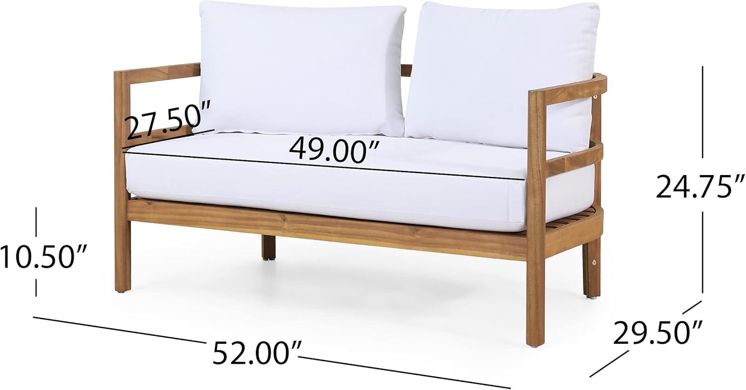 image:imageChristopher Knight Home Ellendale Chat Set White Teak