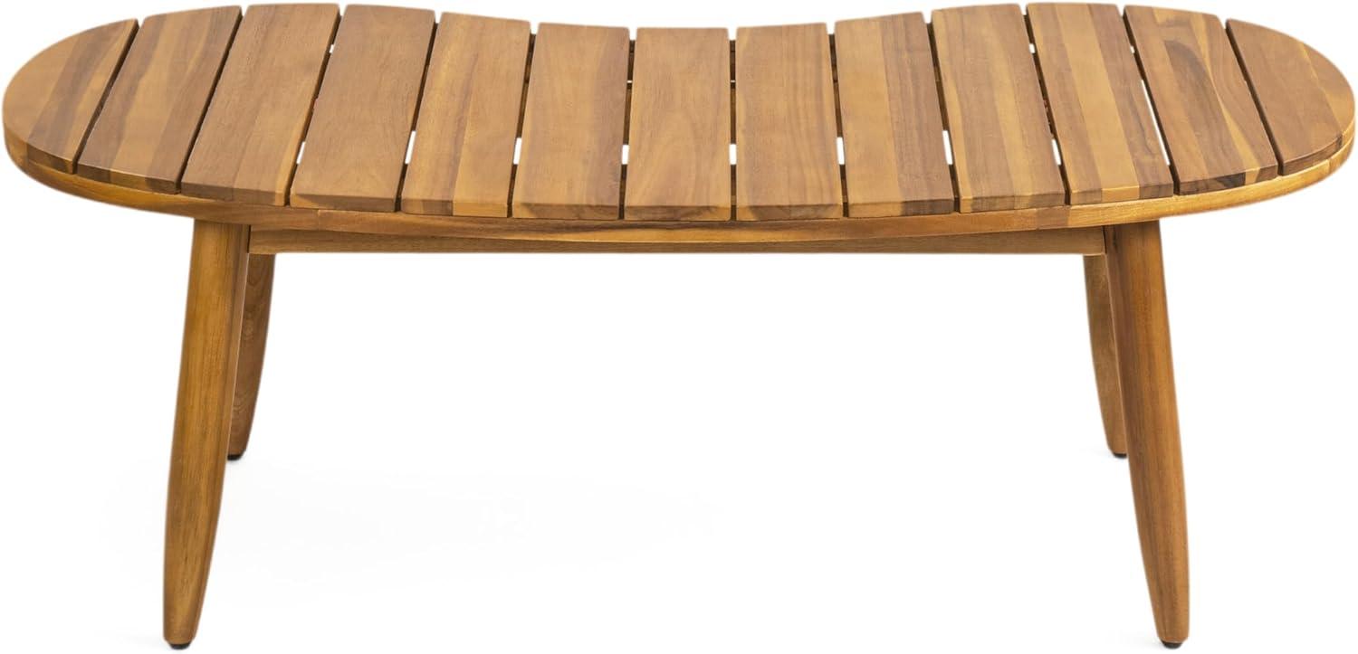 image:imageChristopher Knight Home Havets 4 Piece Patio Conversation Sets Outdoor Acacia Wood Patio Seating GroupWoven Rope Loveseat Chairs with Cushions and Coffee Table for Porch Backyard Balcony TeakBeigeTeakbeige 2 Pcs Set
