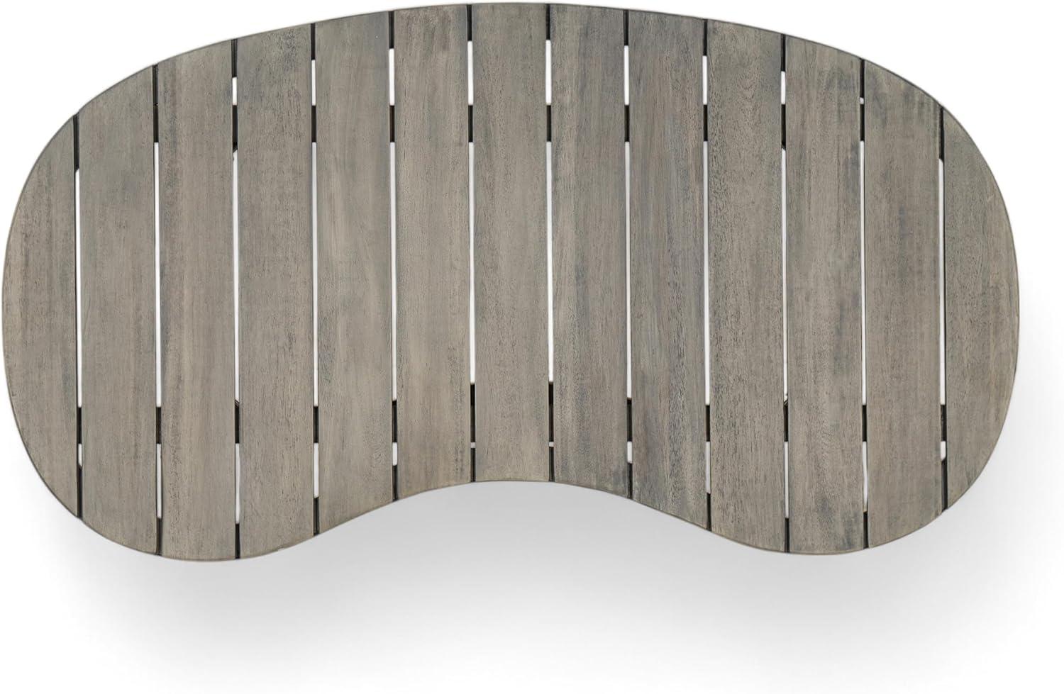 image:imageChristopher Knight Home Havets 4 Piece Patio Conversation Sets Outdoor Acacia Wood Patio Seating GroupWoven Rope Loveseat Chairs with Cushions and Coffee Table for Porch Backyard Balcony TeakBeigeGraybeige 4 Pcs Set