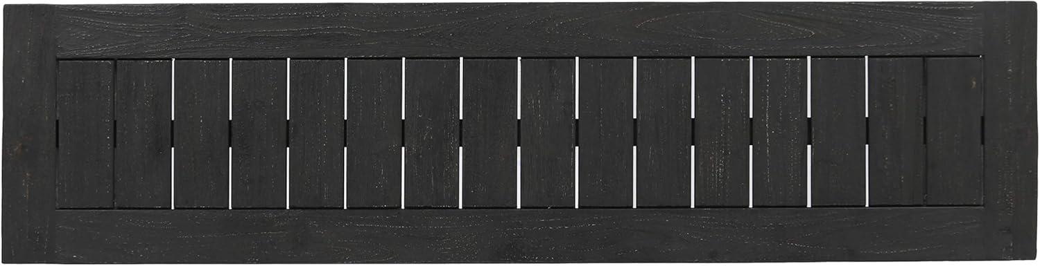 image:imageChristopher Knight Home Kemp Outdoor Acacia Wood Bench Gray Finish Sandblast Dark Grey