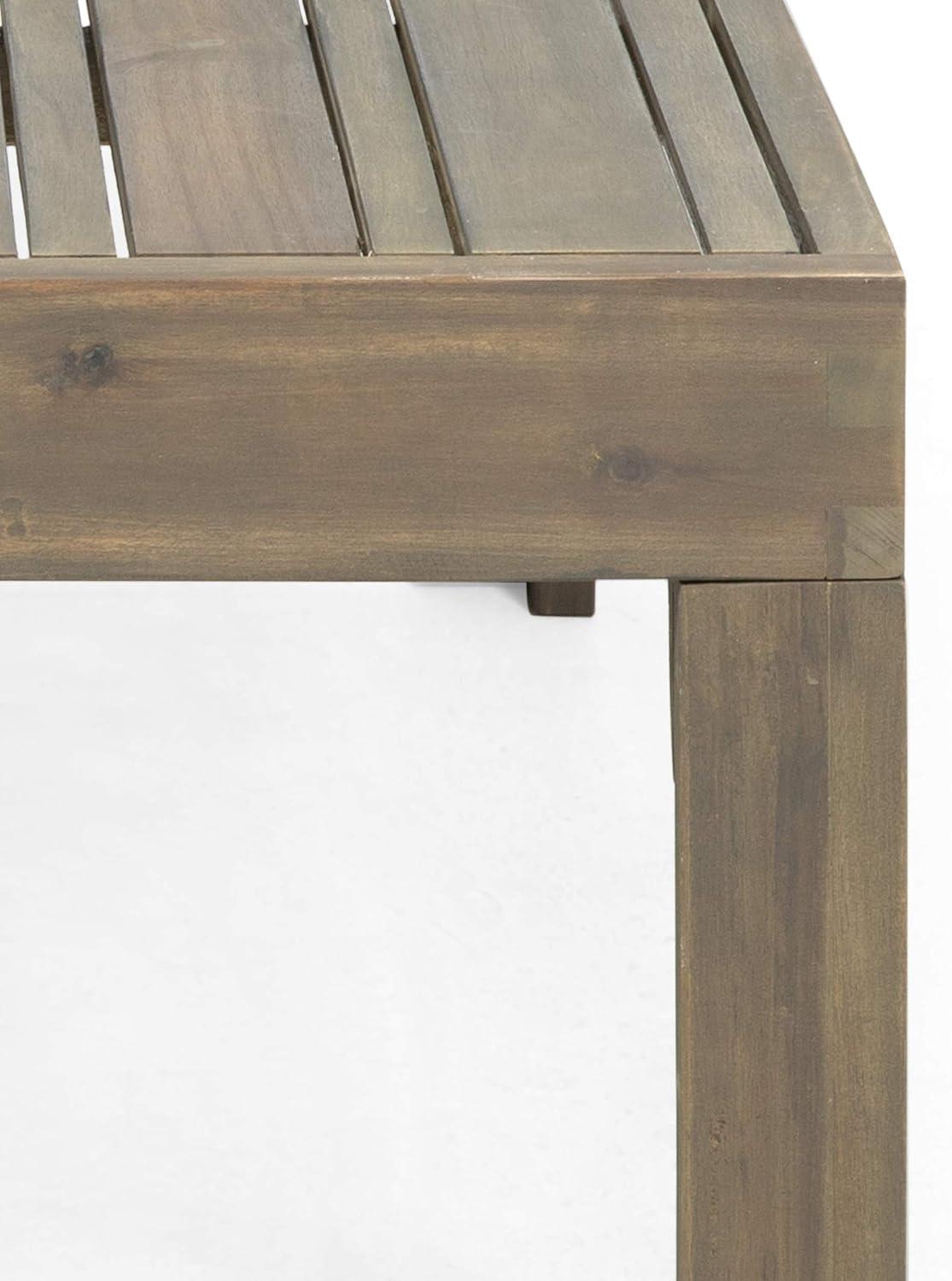 image:imageChristopher Knight Home Lucine Outdoor 4 Seater Acacia Wood Chat Set with Wicker Accents Gray Finish Mixed Gray Dark GrayGray Finish Mixed Gray Dark Gray
