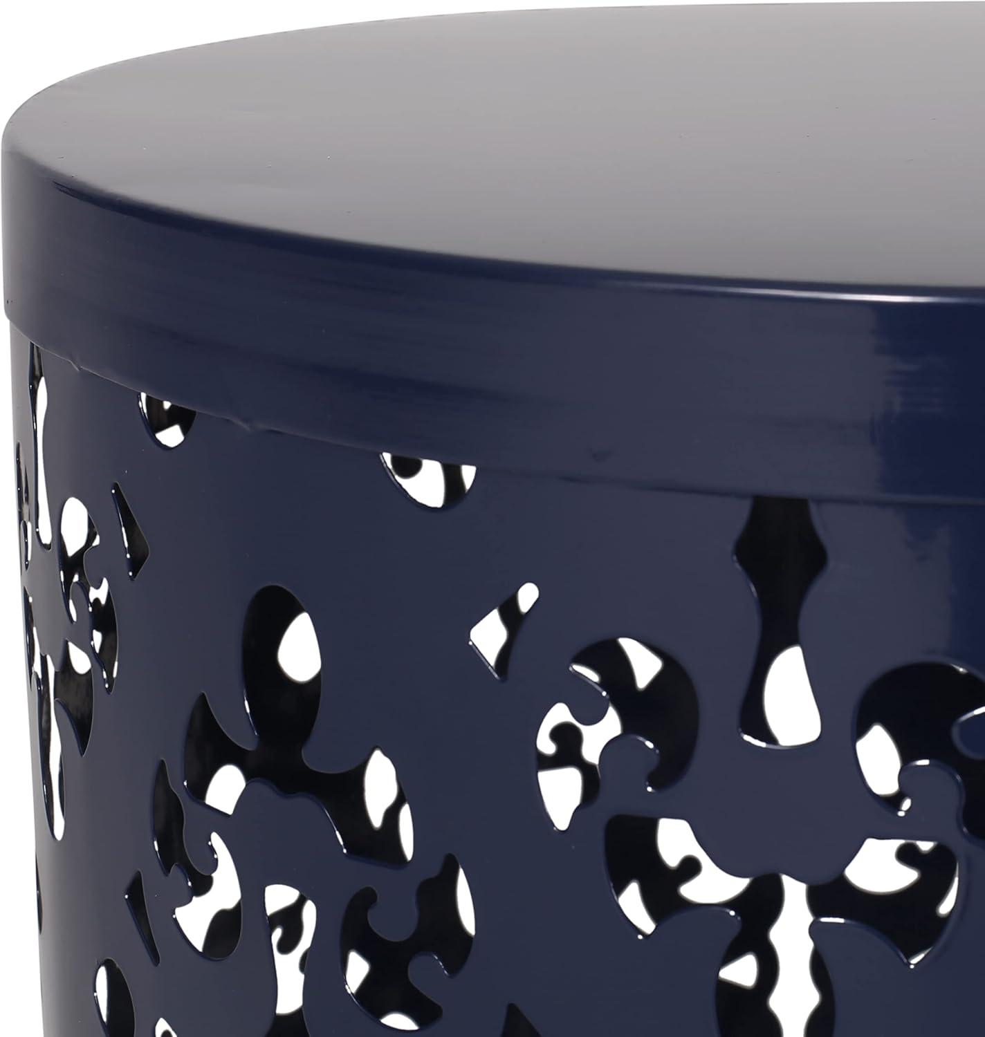 image:imageChristopher Knight Home Mathena Outdoor Side Tables Navy Blue Set of 2