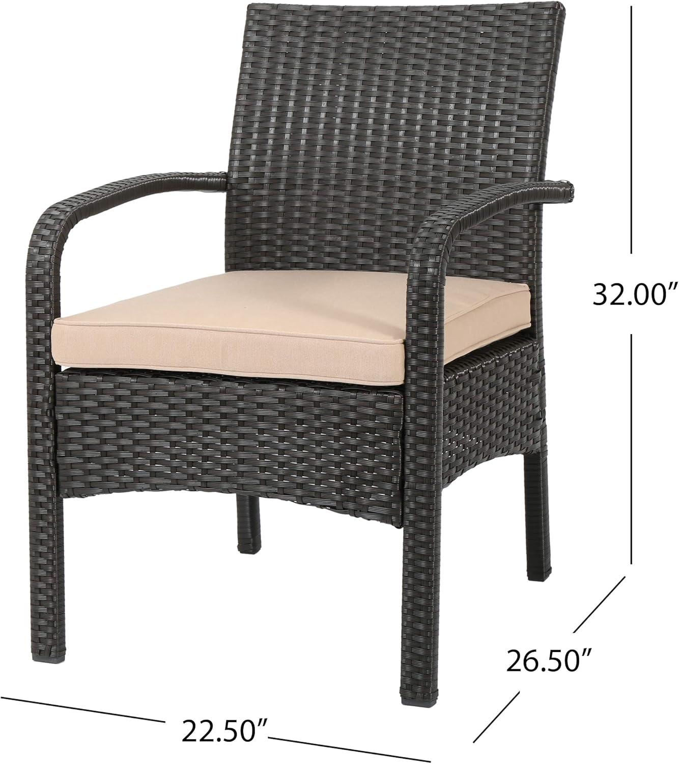 image:imageChristopher Knight Home Otto Outdoor Wicker Club Chair Brown and TanSet of 2