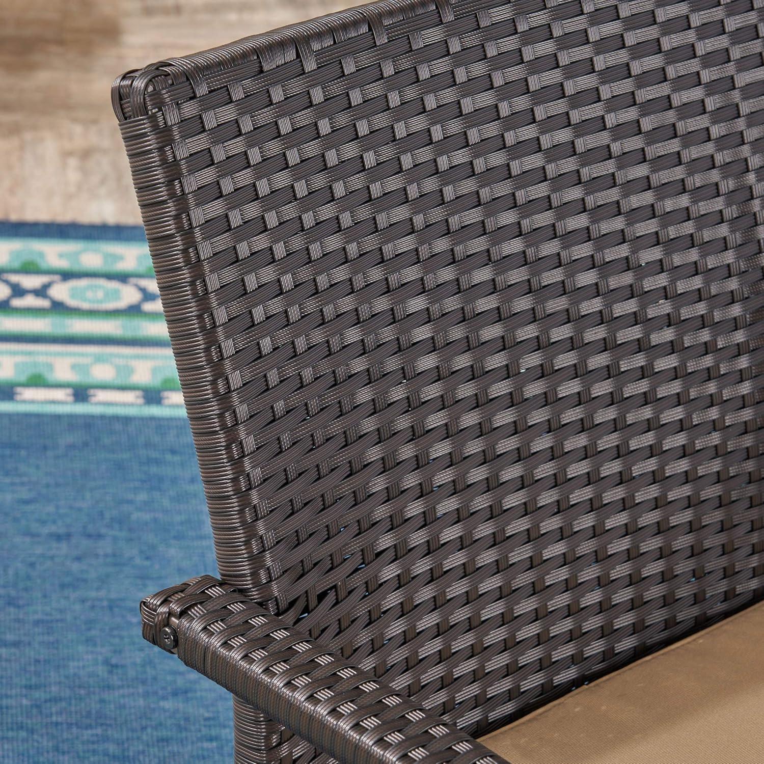 image:imageChristopher Knight Home Otto Outdoor Wicker Club Chair Brown and TanSet of 2