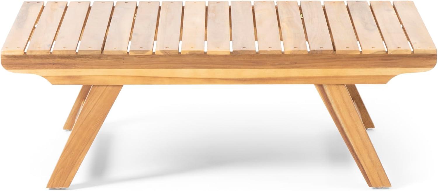 image:imageChristopher Knight Home Outdoor Acacia Wood 6 Seater Chat Set Teak and White