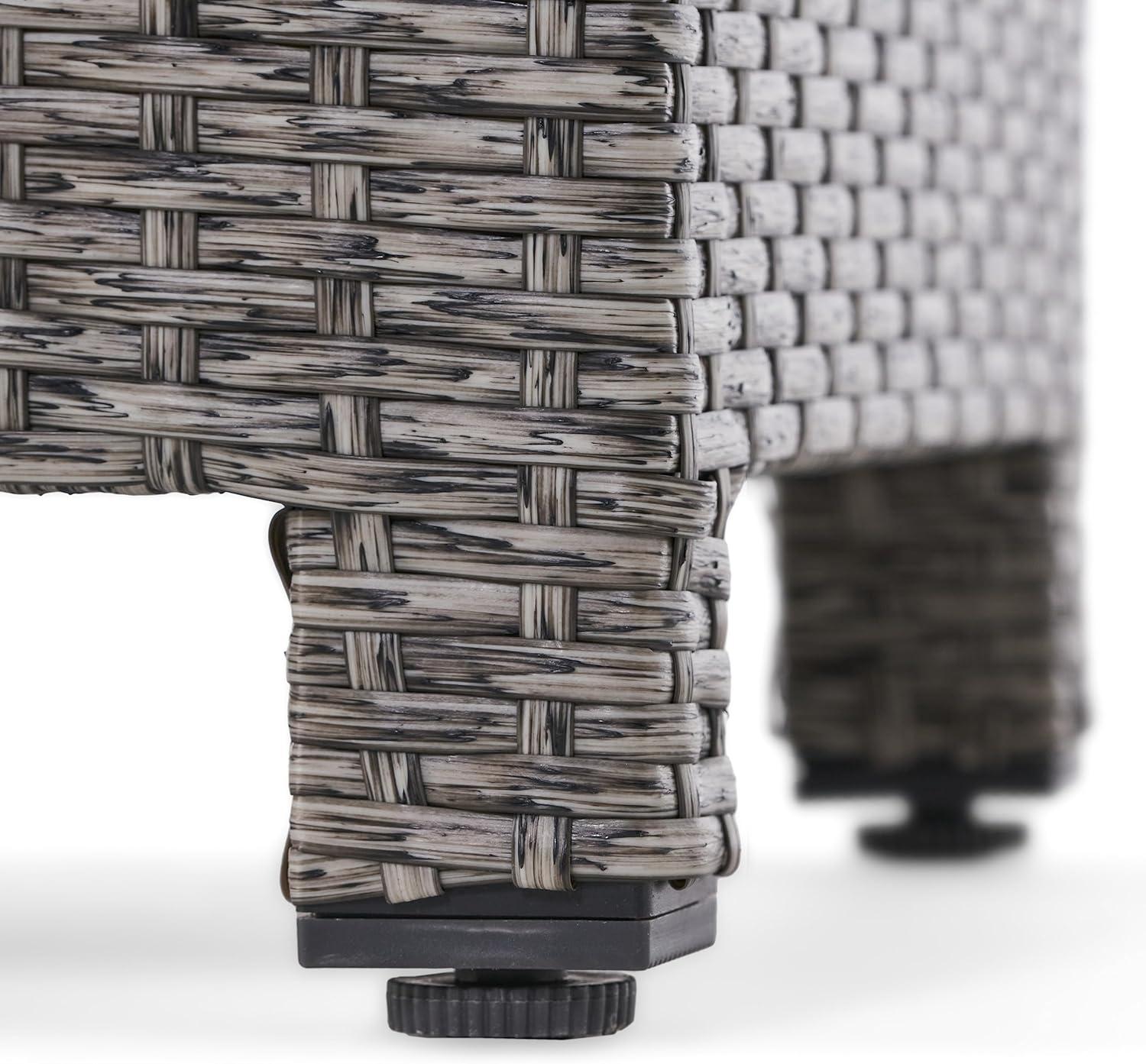 image:imageChristopher Knight Home Puerta Outdoor Wicker Side Table Mixed Black
