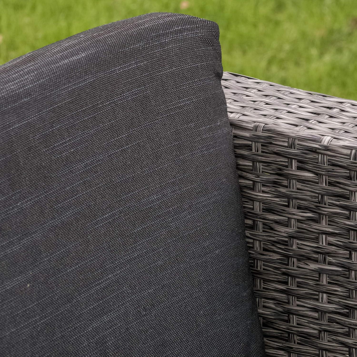 image:imageChristopher Knight Home Puerta Outdoor Wicker Sofa Set Black