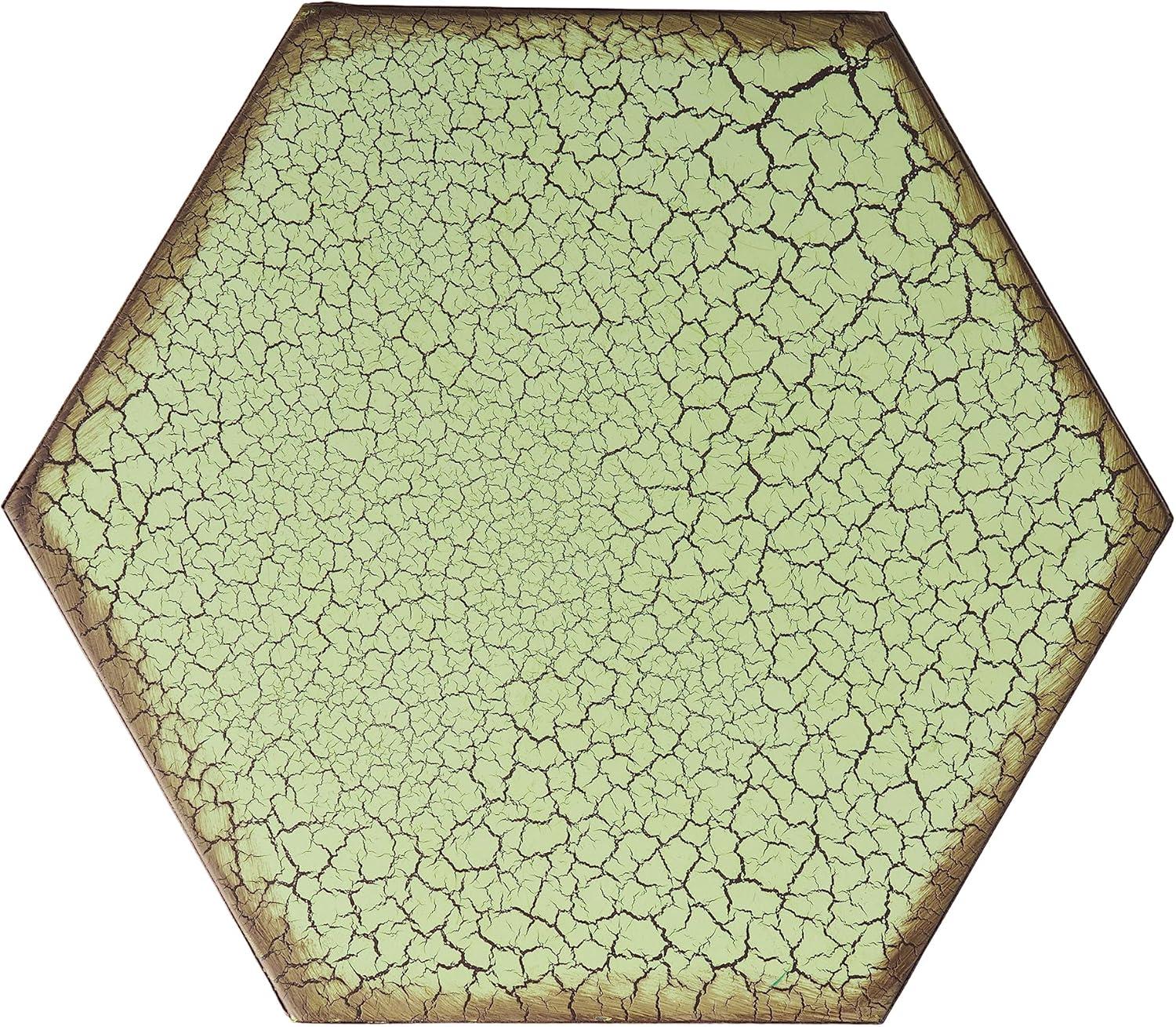 image:imageGDFStudio Elliot Outdoor 12 Inch and 14 Inch Sunburst Iron Side Table Set Crackle Green 301960Crackle Green