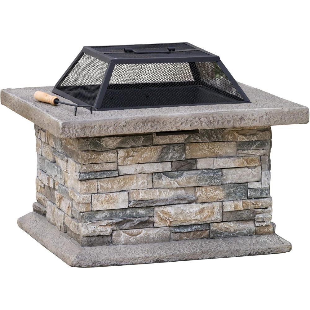 image:imageChristopher Knight Home Crestline Outdoor Fire Pit Natural Stone