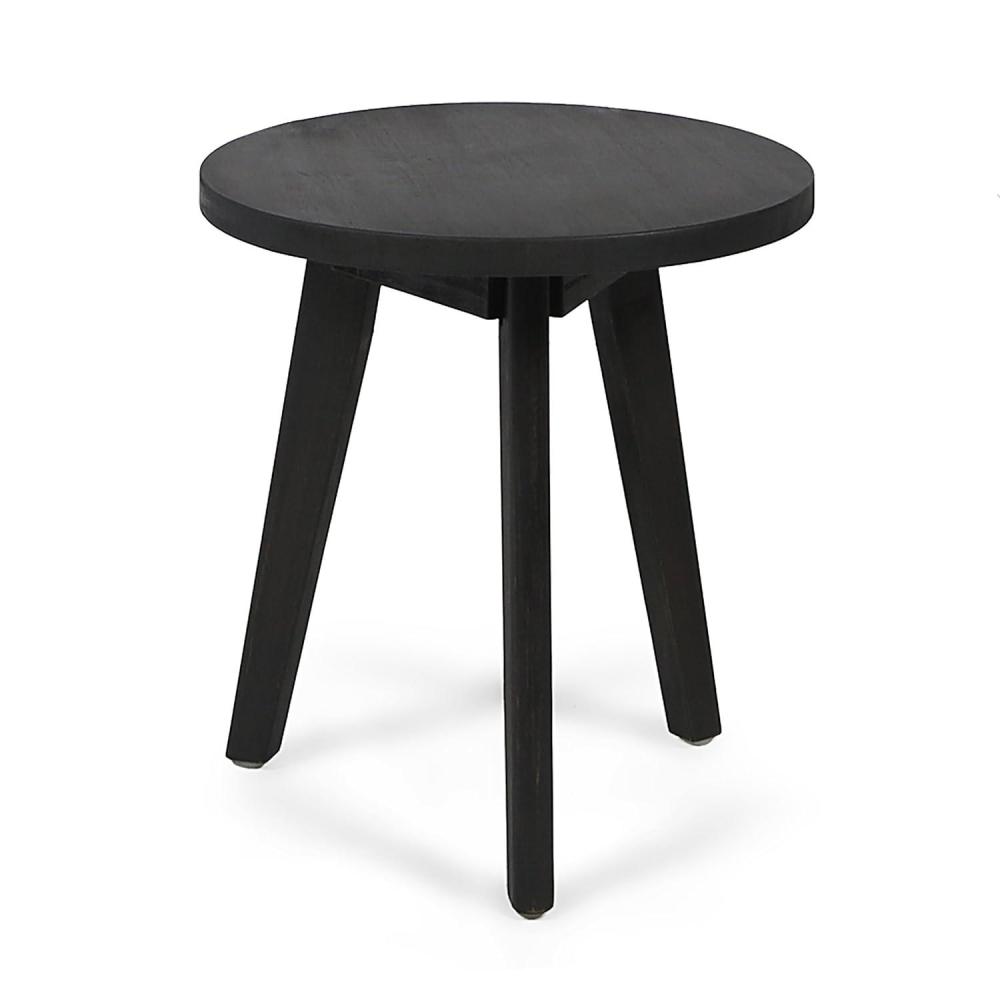 image:imageChristopher Knight Home Gino Outdoor Acacia Wood Side Table Dark Gray Finish