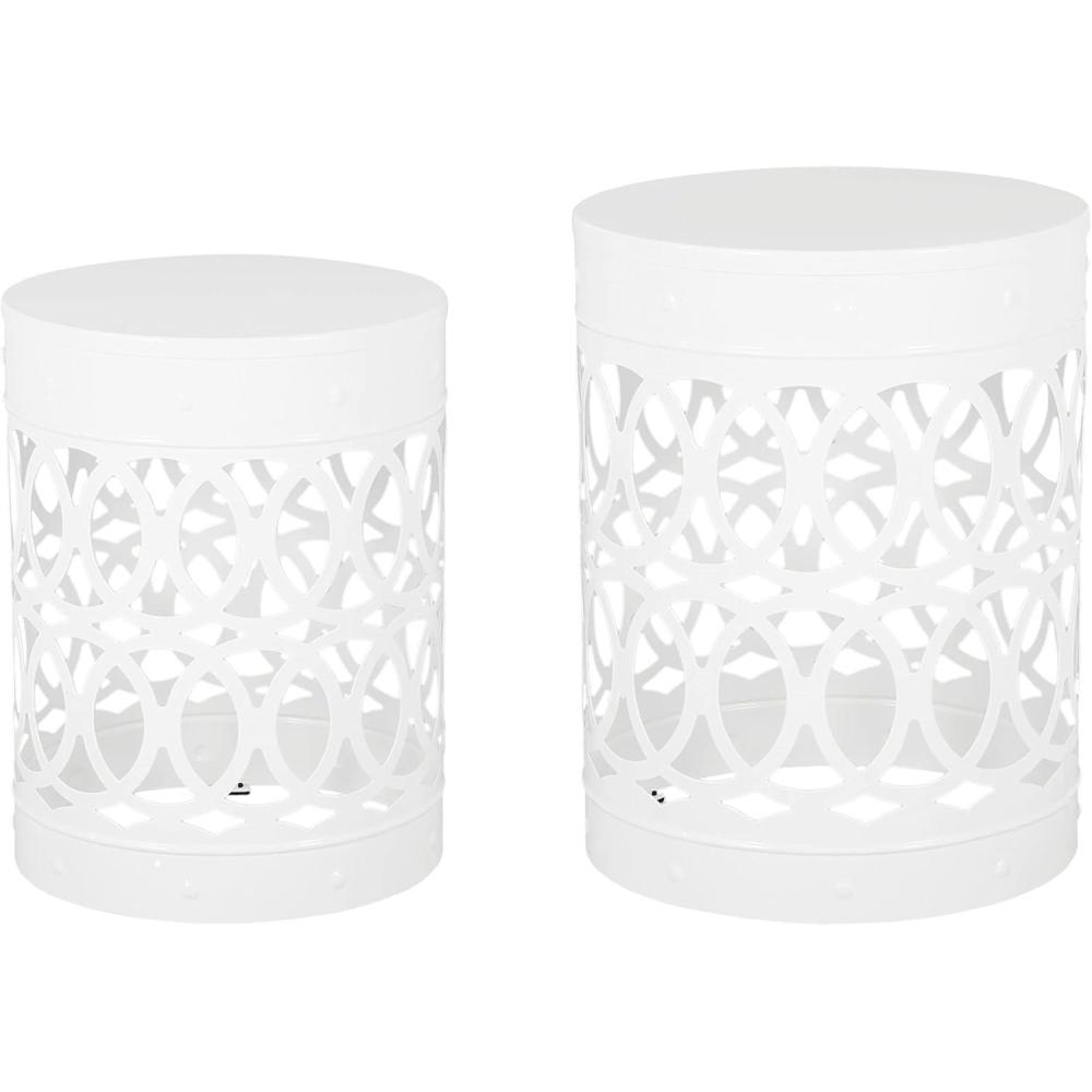 image:imageChristopher Knight Home Mellie Outdoor Side Tables White Set of 2