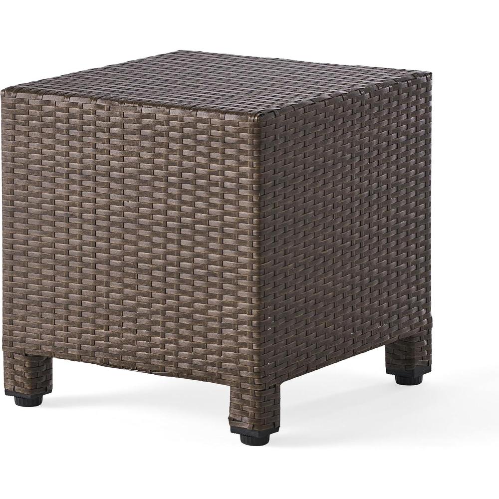 image:imageChristopher Knight Home Puerta Outdoor Wicker Side Table Light Brown