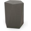 Christopher Knight Home 312457 Laredo Outdoor Modern Side Table, Light Gray(Light Gray)